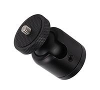 Qudinip Adattatore per Testa Treppiede Regolabile a 360°, Supporto per Fotocamera in Alluminio Resistente per Fotografia e Mirrorless, Mini Testa a Sfera Facile da Trasportare