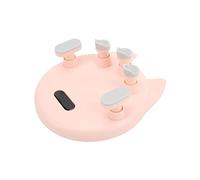 Qudinip Allenatore per Dita di Pianoforte, Strumento Compatto per Esercizi con Impugnatura Manuale per Allenamento della Forza delle Dita per Musicisti, Silicone ABS Resistente, Rosa