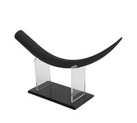 Qudinip Ampio Display per Modelli di Ciglia per Strumenti Dimostrativi per la Formazione Sulle Estensioni delle Ciglia con Processo di Intaglio Fine 3D, Base Nera, 25x18 Cm