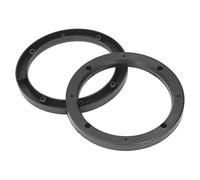 Qudinip Anelli Adattatori per Altoparlanti da 2 Pezzi, Staffe di Montaggio Universali in ABS per Modifica Audio per Auto, Diametro Esterno 7" 5,5", Installazione Semplice