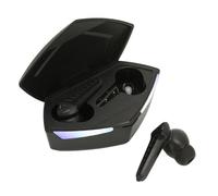 Qudinip Auricolari da Gioco Bluetooth Auricolari Wireless a Bassa Latenza con Microfono Integrato per Giochi Competitivi 2 unità (Nera)
