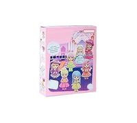 Qudinip Bambola per Pittura in Gesso, Kit Fai da Te per Bambini con Pigmenti, Giocattolo per Stampo per Scultura Manuale per di Compleanno o Decorazione Domestica (Bello stile della ragazza)