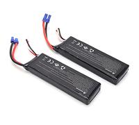 Qudinip Batteria LiPo per H501 Batterie Ricaricabili Ad Alta capacità 2700mAh per RC Drone 2 Pezzi Leggeri Ai Polimeri di Litio
