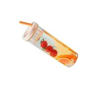 Qudinip Borraccia in Plastica da 700 Ml con Cannuccia, Resistente Ed Elegante, Ideale per L'idratazione in Movimento, Perfetta per la Scuola, i Viaggi e le attività All'aperto (#2)