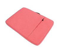 Qudinip Borsa per Laptop Custodia Protettiva Elegante per Laptop e Notebook da 14,1 Pollici e 15,4 Pollici, in Tessuto Oxford (Rosa)