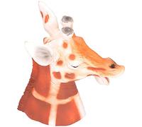Qudinip Burattino a Mano Giraffa Simpatico Animale Giocattolo Realistico per la Narrazione e lo Sviluppo Dell'immaginazione per Bambini e Adulti - 20 X 18,5 X 25 Cm