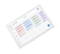 Qudinip Calendario Familiare Digitale da 10,1 Pollici, Agenda Elettronica con Touch Screen e Tabella dei Lavori Domestici, per L'organizzazione Domestica con Cozi Sync
