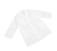 Qudinip Cappotto da Laboratorio per Ragazzi e Ragazze, Elegante Costume Cosplay Abbottonato con Tasche per Esperimenti Scientifici, Morbido Cotone, Taglia S-M-L (L 130-140)