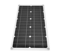 Qudinip Caricabatterie Portatile con Pannello Solare Impermeabile da 18 V 100 W per Barca per Auto Domestiche - Plastica Siliconica Resistente e Leggera