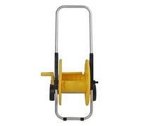 Qudinip Carrello Avvolgitubo da Giardino per Carichi Pesanti con Ruote Facile mobilità in Giardini e Prati Realizzato in Resistente Alluminio e ABS Capacità 60 M