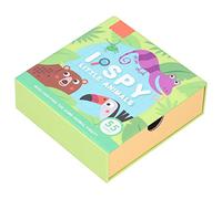 Qudinip Carte da Gioco di Abbinamento Animali per Memoria Veloce Divertenti Giocattoli Interattivi Educativi 55 Pezzi per Bambini Dai 3 Anni in su Carta (Abbina piccoli animali detective-divertenti)