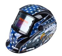 Qudinip Casco per Saldatura con Oscuramento Automatico, Ampia Visuale, Alimentato Ad Energia Solare, Regolabile per Saldatura Ad MIG TIG 1 unità