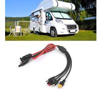Qudinip Cavo di Prolunga per Pannello Solare 30A per Carichi Pesanti con Design Impermeabile per Uso Esterno, Campeggio, Veicoli Elettrici
