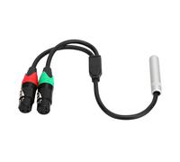 Qudinip Cavo in Rame da 0, 24 AWG per Ad Alta fedeltà Codificato a Colori Rosso e Verde per Applicazioni Stereo