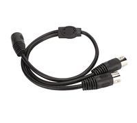 Qudinip Cavo Splitter Din da 5 Pin a 2 Din da 5 Pin Flessibile e Durevole per Dispositivi MIDI in Studi e Studi Domestici Materiale PVC 1x