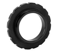 Qudinip Centerlock Lockring di Bloccaggio del Rotore del Disco Durevole in Lega di Alluminio per Accessori per Mountain Bike Dimensioni 1,0 Pollici ID 1,7 Pollici OD (Nera)
