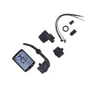 Qudinip Ciclocomputer Impermeabile Wireless con Tachimetro per Bicicletta con Display LCD da 2,8 Pollici per Guida Notturna e Pendolarismo Quotidiano con Luce Bianca