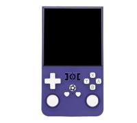Qudinip Console di Gioco Portatile retrò con Batteria a Lunga Durata da 4000 MAh per Lettori di Gioco Portatili da 4 Pollici Open Source (Blu indaco)