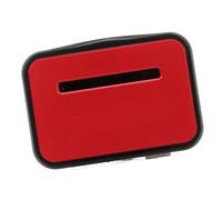 Qudinip Contapassi Semplice da Passeggio Contapassi 3D con Clip Design Durevole per un Facile Monitoraggio dei Passi Calorie Distanza Percorsa per Uomini Donne Batteria Ad Energia Solare (Rossa)