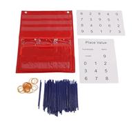 Qudinip Contare il Valore Tascabile del Valore Place, Strumento di Insegnamento Matematica con Bande Chiare per L'asilo in Classe, il di a Parete