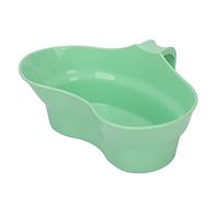 Qudinip Coppa del Bacino di Cura Orale 880 Ml, Vassoio di Emesi Dentale di Grande capacità per Pazienti a Letto con Manico di Impugnatura, Design Compatto per gli Anziani e Disabili