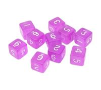 Qudinip Cubi di Dadi in Plastica Trasparente Set da 30 Pezzi Ideale per