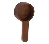 Qudinip Cucchiaio da caffè in Legno Cucchiaio Dosatore Squisito e Durevole per gli Amanti del caffè Forniture per la di Casa Legno Massello 1 unità (Noce Nera Corta)