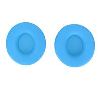 Qudinip Cuscinetti Auricolari di Ricambio per Cuffie Wireless SoloPro Cuscinetti Auricolari in Morbida Pelle Dalla vestibilità Comoda per Lunghe Sessioni di Ascolto 2 Pezzi (Azzurro)