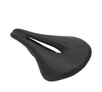 Qudinip Cuscino per Bici da Strada Cavo da 155 Mm per Maggiore Comfort e Supporto con Finitura in Pelle in Fibra di Carbonio Adatto per il Ciclismo (Nera)