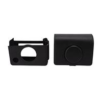 Qudinip Custodia per Fotocamera Fuji Mini, Custodia Protettiva in Pelle PU Alla Moda, Perfetta per Uso Esterno Ed Interno, Include Tracolla Regolabile (Nera)