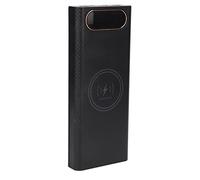 Qudinip Custodia Power Bank da 8 Batterie con Ricarica Rapida da 22,5 W e Ricarica Wireless da 15 W per Telefoni Cellulari, Nera, Design Compatto e Portatile