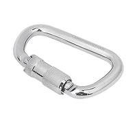 Qudinip D Moschettone Clip in Acciaio 40Cr Fibbia con Bloccaggio Automatico Resistente e Durevole per Arrampicata All'aperto Accessorio di Sicurezza 1 Pezzo