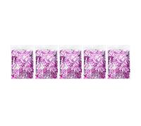 Qudinip Decorazioni con Paillettes Glitterate Rosa da 8 Mm per Feste di Battesimo, Ornamenti da Tavola Scintillanti, Foglio di Alluminio da 75 G, Perfette per il Primo Compleanno e gli Anniversari