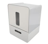 Qudinip Dispenser Automatico di Asciugamani di Carta Touchless per e Bagno con Luce Notturna, Facile da Installare, Batteria da 1200 MAh, Design in Plastica (Grigio)