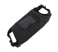 Qudinip Dispenser di asciugamani da campeggio, grande capacità, borsa per la pulizia umida con design a scatto per agenzie di viaggio, ufficio, casa (nero)
