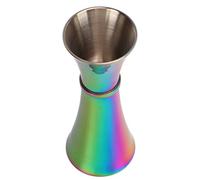 Qudinip Doppio Jigger Acciaio Inossidabile 304 Aspetto Lucido Strumento per Misurare L'alcol Facile da Pulire per Bar e Case (Colorato)