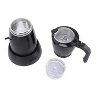 Qudinip Elettrica da 300 Ml con Design Ergonomico per un Delizioso caffè a Casa, in, in Ufficio, 6 Tazze, in Lega di Alluminio