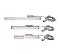 Qudinip Encoder di Lettura Digitale di Precisione 5um Scala Lineare 3 Pezzi per Macchina DRO JC800, Struttura Durevole in Lega di Alluminio, Misurazioni Affidabili, Opzioni da 0-200 Mm a 0-700 Mm