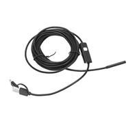 Qudinip Endoscopio AN100-5.5 HD con 6 Luci LED per L'ispezione di Telefoni Cellulari nel Settore Automobilistico e Nella Manutenzione Elettrica (O)