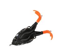Qudinip Esche per Rana a Doppia Esche da Pesca Flessibili e Durevoli per la Pesca D'acqua Dolce 9,5 Cm PVC 1 Confezione (8#colore)