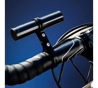 Qudinip Estensore per Manubrio della Bici Leggero e Resistente per il Supporto del Telefono e L'uso di Accessori, Adatto Alla Maggior Parte delle Biciclette, Fibra di Carbonio e Lega di Alluminio