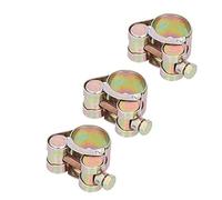 Qudinip Fascetta Stringitubo Zincata da 20 Pezzi Fermatubo a Vite in Ferro Resistente per Veicoli a Motore e Prodotti Petrolchimici (23-25 mm)