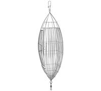 Qudinip Gabbia per Esche da Pesca in Acciaio Inossidabile Robusto Cestino per Trappola per la Pesca nel Serbatoio D' 1x (Extra grande 32,7 X 24,4 X 31,5 pollici)