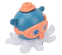 Qudinip Giocattolo da Bagno Elettrico con Polpo, Luce Musicale Che Cambia Colore, per Bambini, Educativo, 7,1 X 7,1 X 6,3 Pollici (Blu)