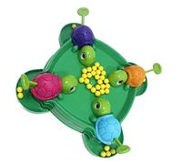 Qudinip Giocattolo da Gioco da Tavolo Affamato, Gioco Interattivo per Mangiare Piselli per Bambini, con Materiale Plastico Resistente, Promuove le abilità Sociali e la Percezione del (72 piselli)