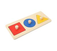Qudinip Giocattolo Educativo in Legno per Bambini con Puzzle a Forme Multiple, Sviluppa capacità di Coordinazione Occhio-mano, Leggero e Sicuro, Perfetto per la Casa o L'asilo
