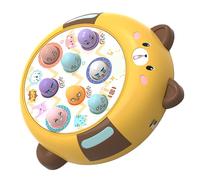 Qudinip Giocattolo Interattivo per Bambini per Imparare Divertendosi, Gioco di Martellamento per Riunioni di Famiglia, Emoticon Rotanti a 360°, Realizzato in ABS Resistente, Include 2 Martelli