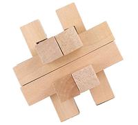 Qudinip Giocattolo Rompicapo in Legno con Serratura Puzzle per Adulti e Bambini - Gioco di Blocco Puzzle Intelligente per il Relax - Costruzione in Legno Composito