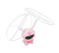 Qudinip Giocattolo Volante a Induzione per Astronauta Design Elegante e Intelligente per Giochi Al Chiuso Plastica Leggera 1 unità (Rosa)