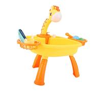 Qudinip Gioco da Tavolo per Acqua con Laghetto da Pesca Elettrico per Bambini, per Ragazzi e Ragazze, Regalo di Compleanno Perfetto (Laghetto per la Pesca della Giraffa)